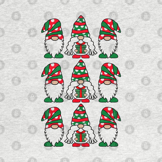 Christmas Gnomes by Budwood Designs